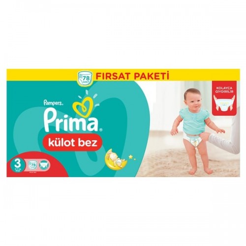 Prima Pants Bebek Bezi Fırsat Paketi Midi 3 No 78 li