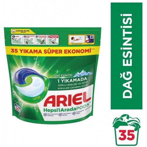 Ariel Oxi Pods Kapsül Çamaşır Deterjanı 35 li