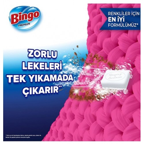 Bingo Premium Toz Çamaşır Deterjanı Renkli 7 kg+ Premium Beyaz 7 kg