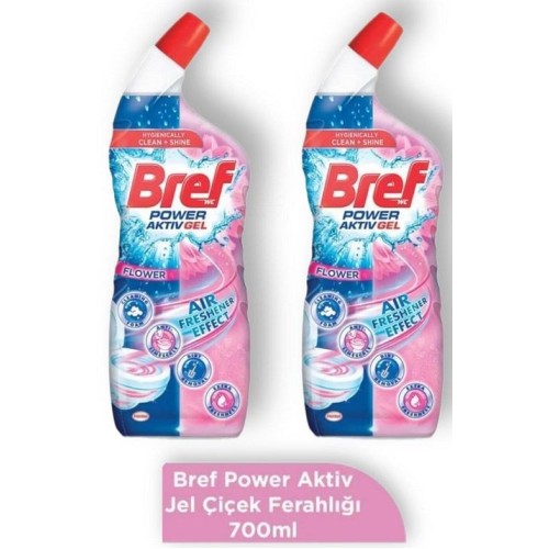 Bref Sıvı Tuvalet Temizleyici Flower 700 ml x 2 Adet