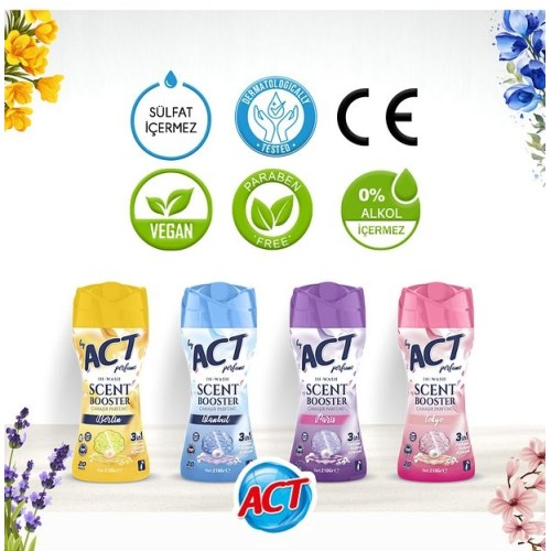By Act Çamaşır Parfümü İstanbul-Berlin-Tokyo-Paris 210 gr x 4 Adet
