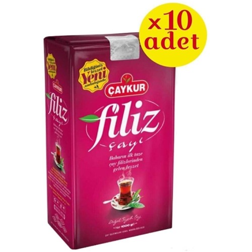 Çaykur Filiz Çay 1000 gr x 10 Adet Çaykur Filiz Çay 1000 gr x 10 Adet