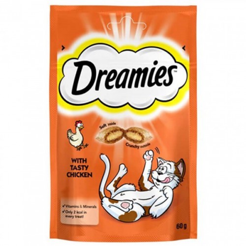 Dreamies Tavuklu Kedi Ödül Maması 60 g