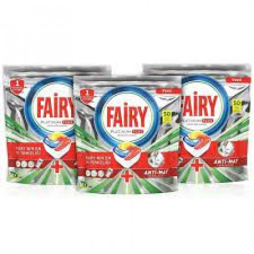 Fairy Platinum Plus Bulaşık Makinesi Tableti 50 li x 3 Adet