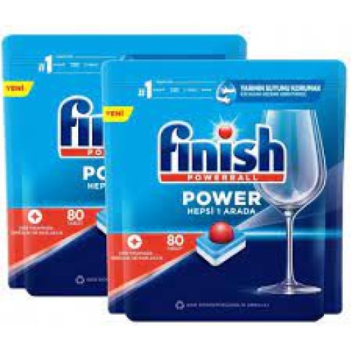 Finish Hepsi Bir Arada Bulaşık Makinesi Tableti 80 li x 2 Adet