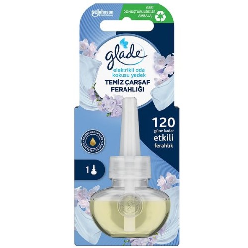 Glade Elektrikli Oda Kokusu Yedek Temiz Çarşaf Ferahlığı 20 ml