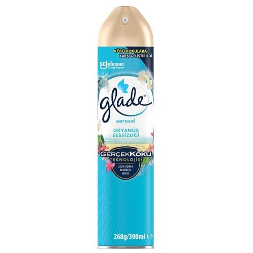 Glade Hava Temizleyici Aerosol Oda Kokusu Sprey Okyanus 300 ml Glade Hava Temizleyici Aerosol Oda Kokusu Sprey Okyanus 300 ml