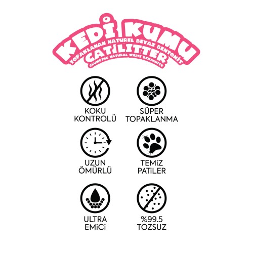 Happy Topaklanan Bentonit Bebek Pudralı Kedi Kumu 5 lt Happy Topaklanan Bentonit Bebek Pudralı Kedi Kumu 5 lt