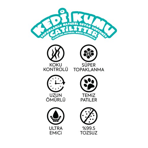 Happy Topaklanan Bentonit Marsilya Sabunlu Kedi Kumu 5 lt x 2 Adet Happy Topaklanan Bentonit Marsilya Sabunlu Kedi Kumu 5 lt x 2 Adet