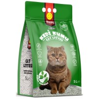 Happy Topaklanan Bentonit Natural Kedi Kumu 5 lt