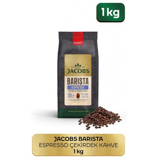 Jacobs Barista Editions Çekirdek Kahve Espresso 1 kg Jacobs Barista Editions Çekirdek Kahve Espresso 1 kg
