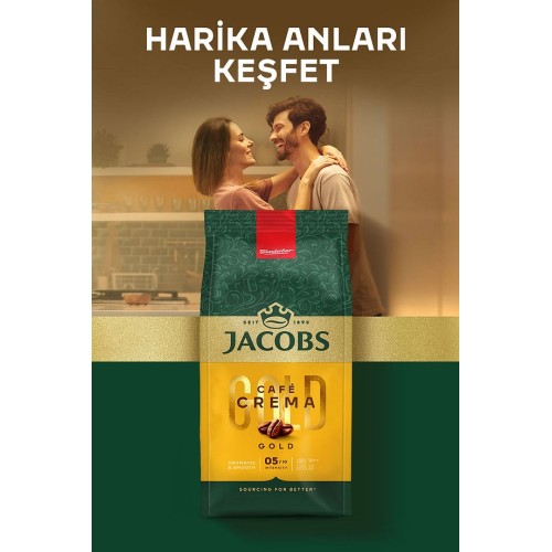 Jacobs Cafe Crema Çekirdek Kahve 500 gr Jacobs Cafe Crema Çekirdek Kahve 500 gr