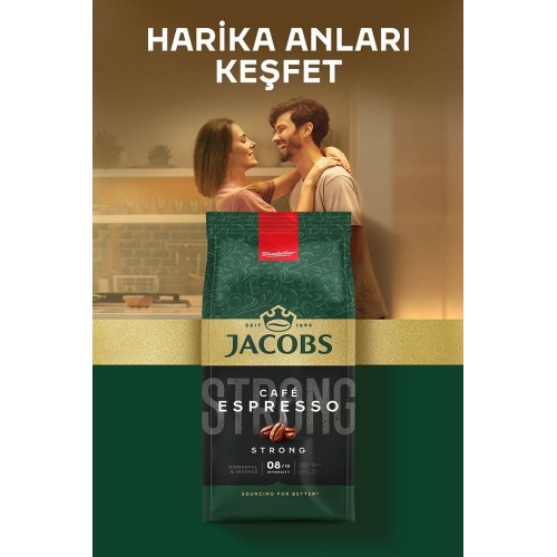 Jacobs Cafe Espresso Çekirdek Kahve 500 gr Jacobs Cafe Espresso Çekirdek Kahve 500 gr