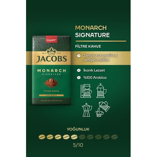 Jacobs Monarch Filtre Kahve 500 Gr x 4 Adet