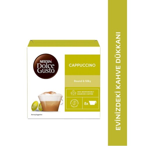 Nescafe Dolce Gusto Coffee Cappuccino 16 Kapsül x 2 Adet