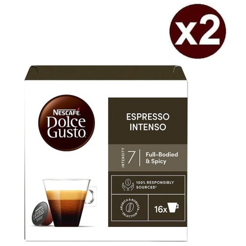 Nescafe Dolce Gusto Coffee Espresso Intenso 16 Kapsül x 2 Adet