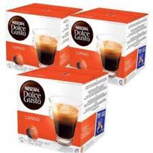 Nescafe Dolce Gusto Coffee Lungo 16 Kapsül x 3 Adet