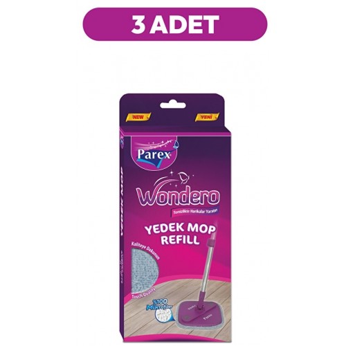Parex Wondero Yedek Paspas Mop x 3 Adet