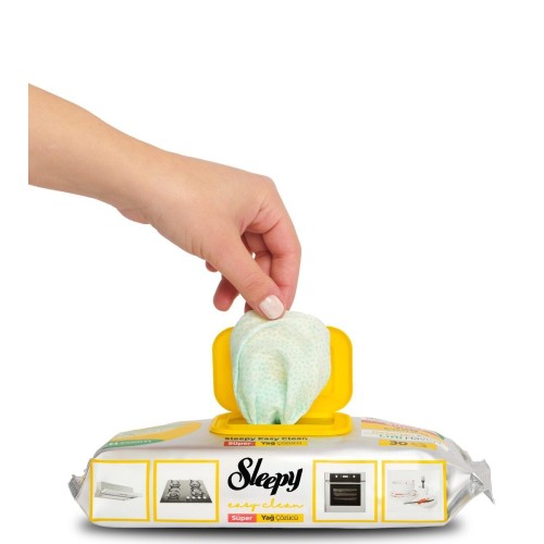 Sleepy Easy Clean Süper Yağ Çözücü Havlu 30 Yaprak