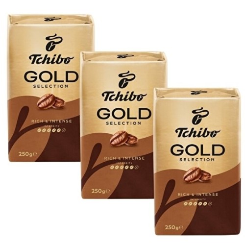 Tchibo Gold Selection Öğütülmüş Filtre Kahve 250 gr x 3 Adet