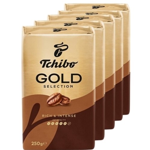 Tchibo Gold Selection Öğütülmüş Filtre Kahve 250 gr x 5 Adet