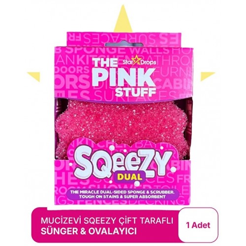 The Pink Stuff Mucizevi Dual Çift Taraflı Sünger ve Ovalayıcı