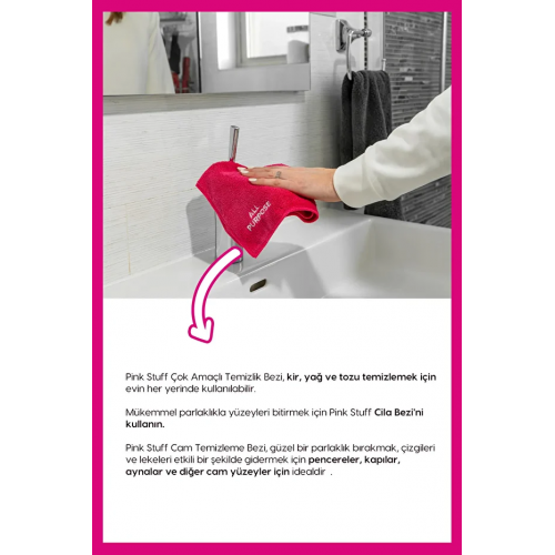 The Pink Stuff Mucizevi Mikrofiber Bez Koleksiyonu 3 lü Paket The Pink Stuff Mucizevi Mikrofiber Bez Koleksiyonu 3 lü Paket