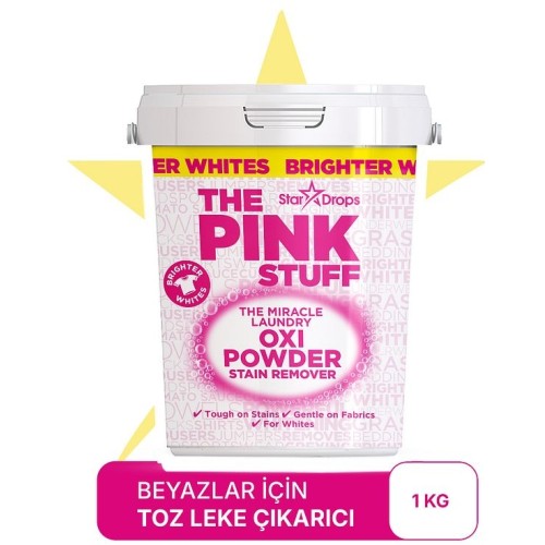 The Pink Stuff Mucizevi Oxi Toz Leke Çıkarıcı Beyazlar 1 kg