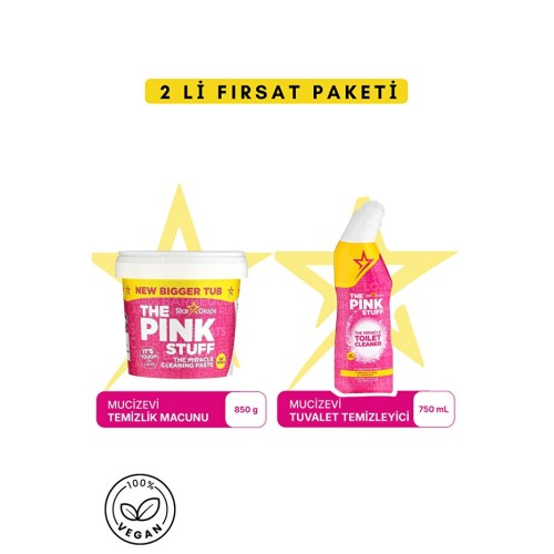 The PinkStuff Mucizevi Temizlik Hijyen Seti Macun 850 gr + Jel 750 ml The PinkStuff Mucizevi Temizlik Hijyen Seti Macun 850 gr + Jel 750 ml