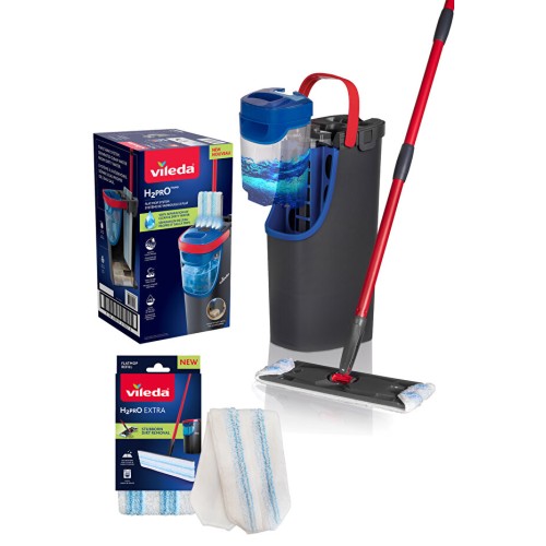 Vileda H2Pro Kirli ve Temiz Suyu Ayıran Temizlik Seti + Yedek Mop Vileda H2Pro Kirli ve Temiz Suyu Ayıran Temizlik Seti + Yedek Mop