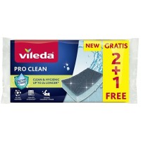 Vileda Pro Clean Düz Sünger 2+1