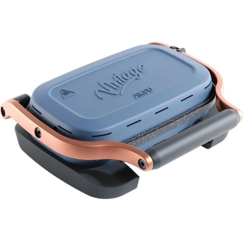 Aksu Vintage Çiftli Waffle Makinesi Mavi T62W