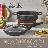 Amboss Montana 3 Parça Döküm Set (SİYAH)