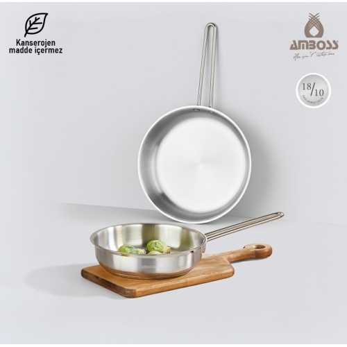 Amboss Vento Steel İndüksiyon Tabanlı 2 Parça Tava Seti 20-24 cm