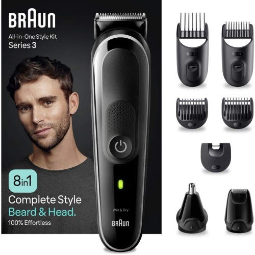 Braun Series 3 MGK3440 Hepsi Bir Arada Şekillendirme Seti, 8’i 1 Arada