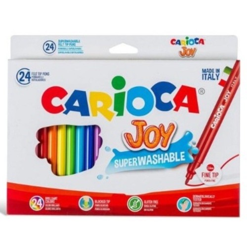 Carioca Joy Yıkanabilir Keçeli Boya Kalemi 24 lü
