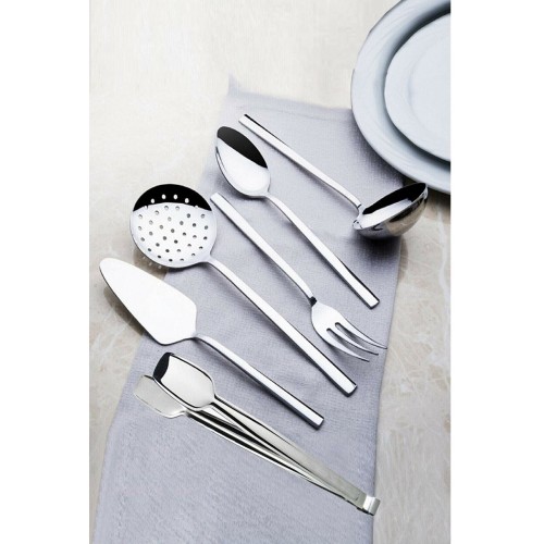 Nehir Dalyan Sade 6 Parça Paslanmaz Çelik Servis Takımı