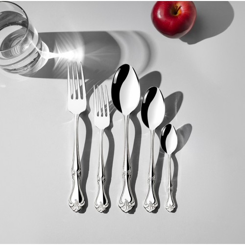 Nehir Lalezar Sade 12 Kişilik 60 Parça Kutulu Çatal Kaşık Takımı