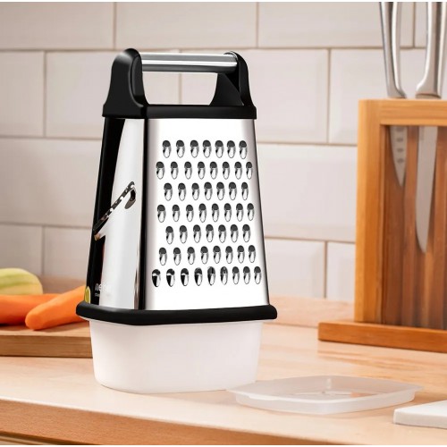 Nehir Paslanmaz Çelik Oval Hazneli Rende