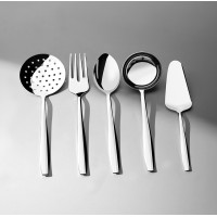 Nehir Sahra Sade 5 Parça Paslanmaz Çelik Servis Takımı