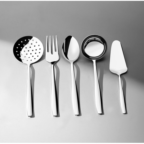 Nehir Sahra Sade 5 Parça Paslanmaz Çelik Servis Takımı