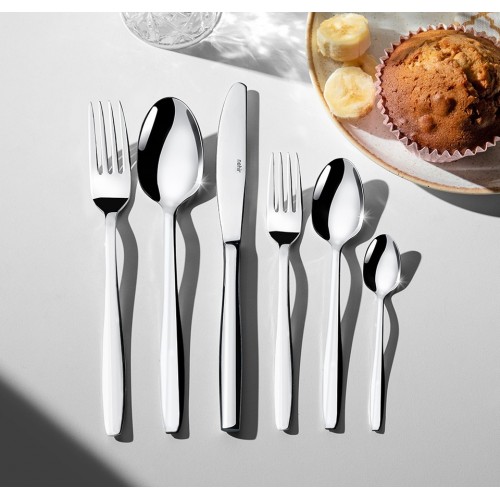 Nehir Sahra Sade 6 Kişilik 36 Parça Kutulu Çatal Kaşık Bıçak Takımı