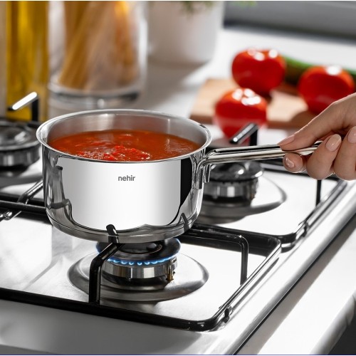 Nehir Silver Çelik Sosluk 14 cm Kapaksız