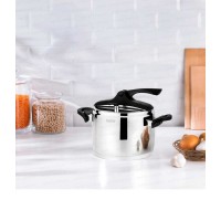 Nehir Silver Trend 4 Litre Klasik Düdüklü Tencere Siyah