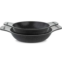 Thermoad 2 li Güveç Sahan Seti 20 Cm-22 Cm/ Gri