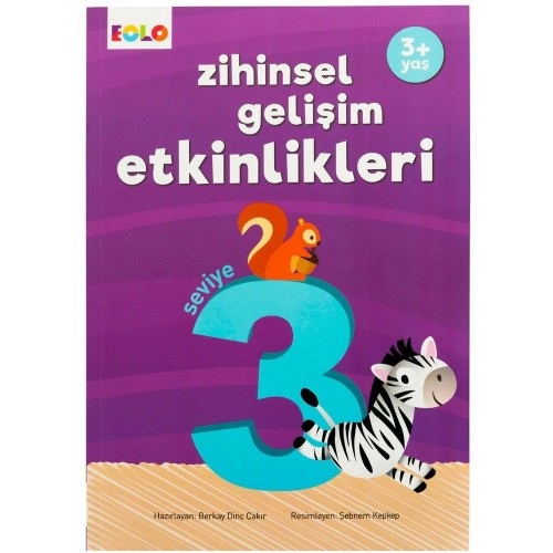 Eolo Zihinsel Gelişim Etkinlikleri 3+ Yaş - Seviye 3